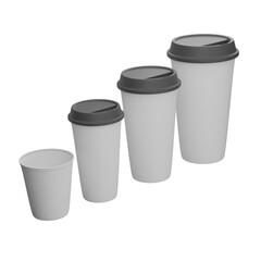 drink cup 3d render can be used for mockup and other purposes
