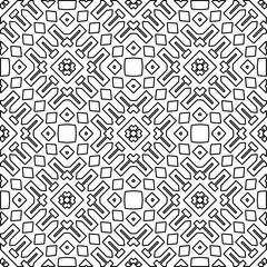 Repeating patterns of lines.  Black and white pattern for web page, textures, card, poster, fabric, textile.