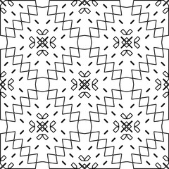 Repeating patterns of lines.  Black and white pattern for web page, textures, card, poster, fabric, textile.