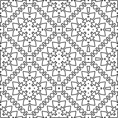 Repeating patterns of lines.  Black and white pattern for web page, textures, card, poster, fabric, textile.