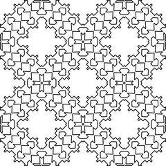 Repeating patterns of lines.  Black and white pattern for web page, textures, card, poster, fabric, textile.