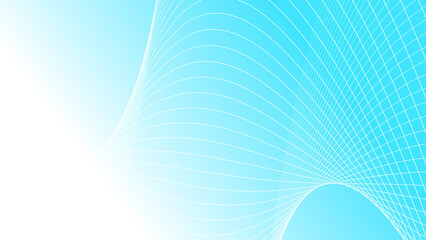 Naklejka premium Abstract blue white colors with wave lines pattern texture business background.