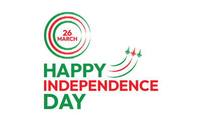 Independence day of Bangladesh Logo Template