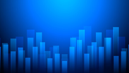Abstract graph chart of stock market trade background.
