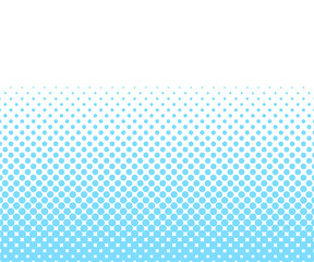 シンプルで爽やかなドットグラデーションの背景イラスト素材 ベクター 水玉 春夏 ブルー