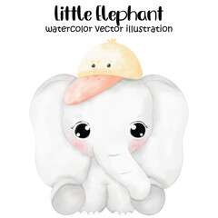 Cute elephants, elephant, elephant vector illustration