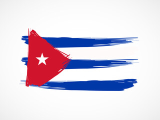 Independence day Cuba. Vector background. National day.