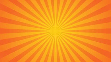 Fototapeta premium abstract background with yellow rays, Sunray vector background, YouTube thumbnail background, zoom-out background 