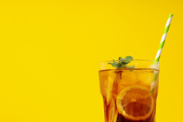 Ice tea - drink for refreshing in hot summer weather