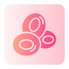 red blood cells gradient icon