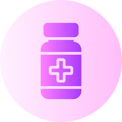 Obraz premium medicine gradient icon