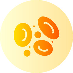 blood cells gradient icon