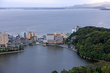 Obraz premium Cityscape of Nishi Ward in Hamamatsu town, Shizuoka prefecture, Chubu, Japan.