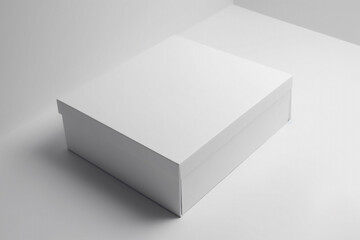 blank white mockup for advertising products. Generative AI	