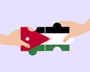Solidarity and togetherness in Jordan, people helping each other, unity and help