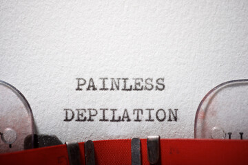 painless depilation text