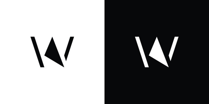 Modern and unique letter W initials logo design - Powered by Adobe