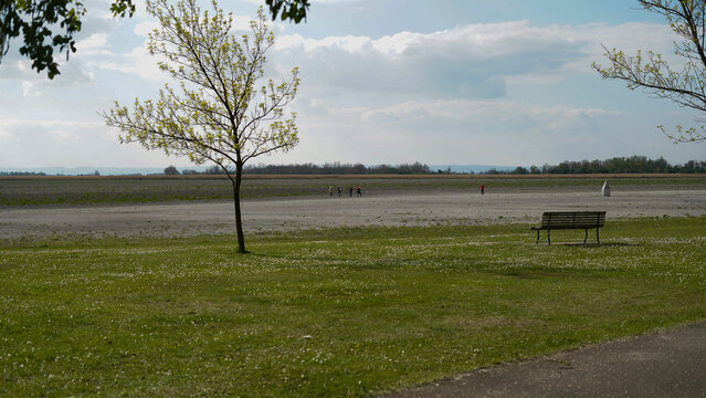 Zicksee ausgetrocknet, Klimaver&auml;nderung, St. Andr&eacute; am Zicksee, 30. April 2023
