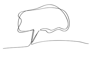 abstract bubble chat simple vector single line bubble chat
