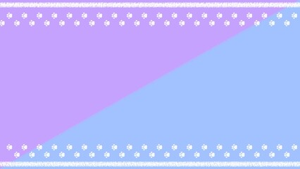 肉球の壁紙　紫と青
