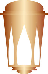 an islamic lantern for eid mubarak decoration