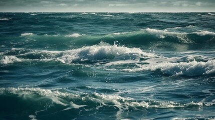 Fototapeta premium particularly point by point photo sea water. Creative resource, AI Generated