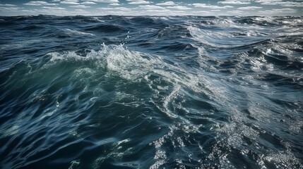 especially point by point photo ocean water. Creative resource, AI Generated