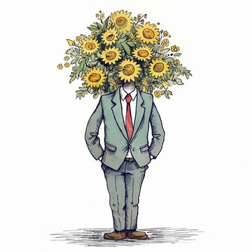 The botanical executive . Generative AI