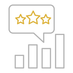 Reputation management vector icon