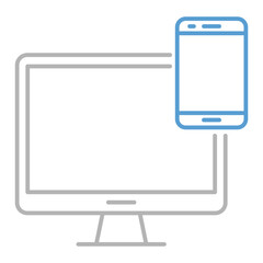 Responsive web design vector icon