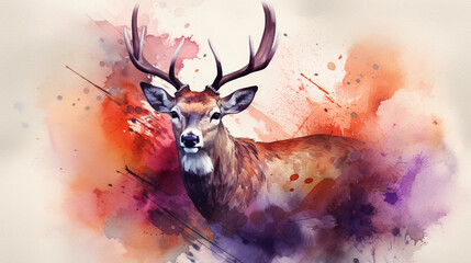 deer in the woods