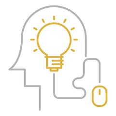 Smart solution vector icon