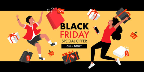 Black Friday Use for poster, newsletter, shopping, promotion, advertising.