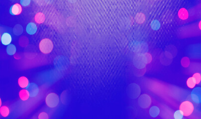 Pink bokeh lights on blue gradient background. blur design, Suitable for flyers, banner, social media, covers, blogs, eBooks, newsletters or insert picture or text with copy space