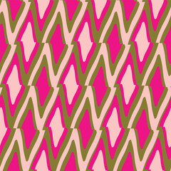 Art Deco VectorAbstract Retro Geometric Pattern Seamless Texture Trendy Background For Hand-drawn Fashion Prints Plain Wallpaper Modern Style Design Mixed Geometric Pattern All Fashion Leather Dress
