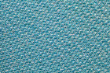 Blue light fabric close-up, uniform texture background