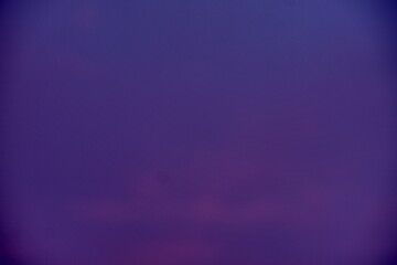 clouds in the purple evening sky