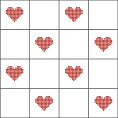 pattern with hearts