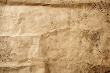 Obraz premium Parchment paper texture ideal for backgrounds, generative ai