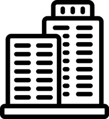 Pet restaurant city building icon outline vector. Cafe meal. People paw