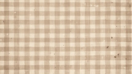 Rustic checkered linen textured background. Generative ai composite.