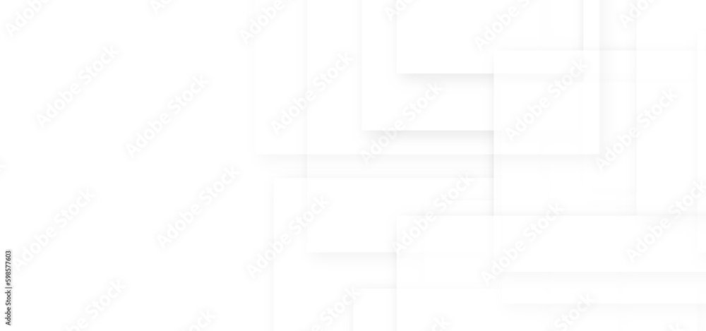 Poster gray and white geometric shape seamless architecture geometry tech abstract subtle background vector
