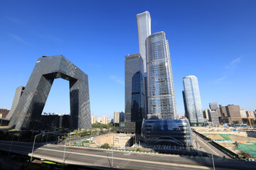 Fototapeta na wymiar The cityscape of Beijing. 