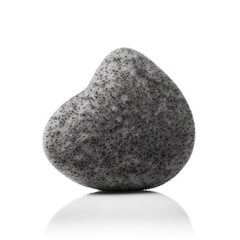  Exfoliating konjac sponge for gentle cleansing isolated on a white background, generative ai
