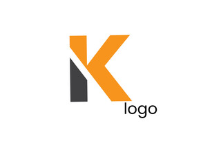 Modern , unicke, letter  K  logo ,icon  vector  graphic design  by  white background  illustration.