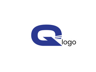 Modern , unicke, letter  Q  logo ,icon  vector  graphic design  by  white background  illustration.