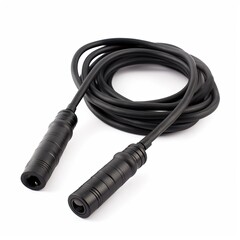  Heavy - duty jump rope with adjustable length isolated on a white background, generative ai