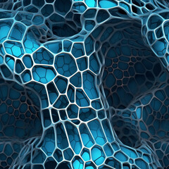 fractal surface, seamless pattern, Generative AI
