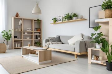 Modern stylish living room interior