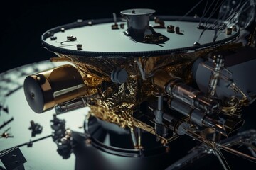 Fototapeta na wymiar NASA probe in space. Generative AI